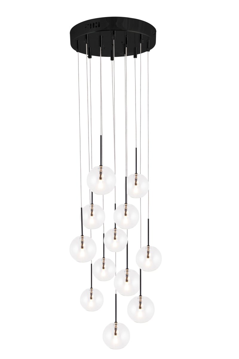 Skyfall Ø30 Transparant hanglamp Van Globen Lighting - Plaats Skyfall in de hal, eetkamer of boven de eettafel en u bent verzekerd van een echte blikvanger!