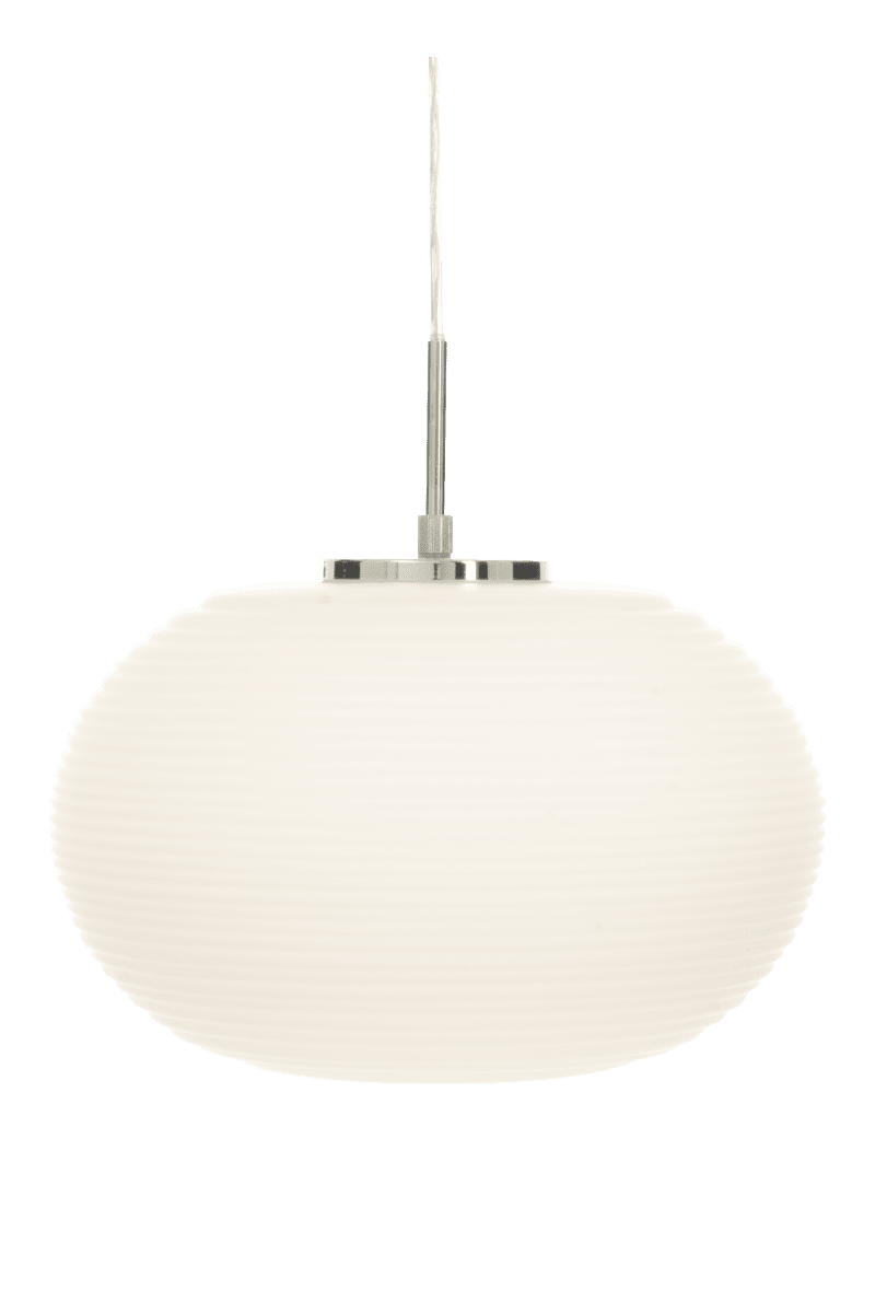 Sefyr Ø32 Wit hanglamp Van Aneta Lighting - Haakophanging met aansluitblok, lampstekker is eenvoudig te monteren.
