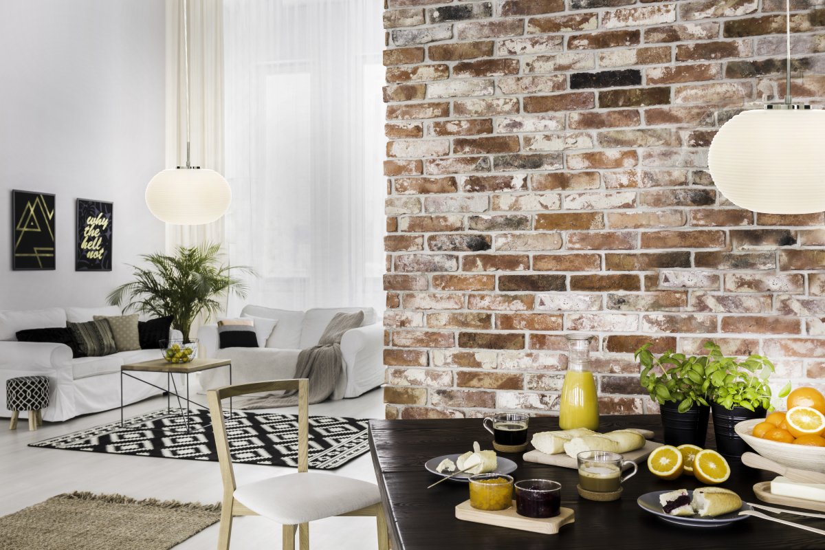 Sefyr Ø32 Wit hanglamp Van Aneta Lighting - Haakophanging met aansluitblok, lampstekker is eenvoudig te monteren.