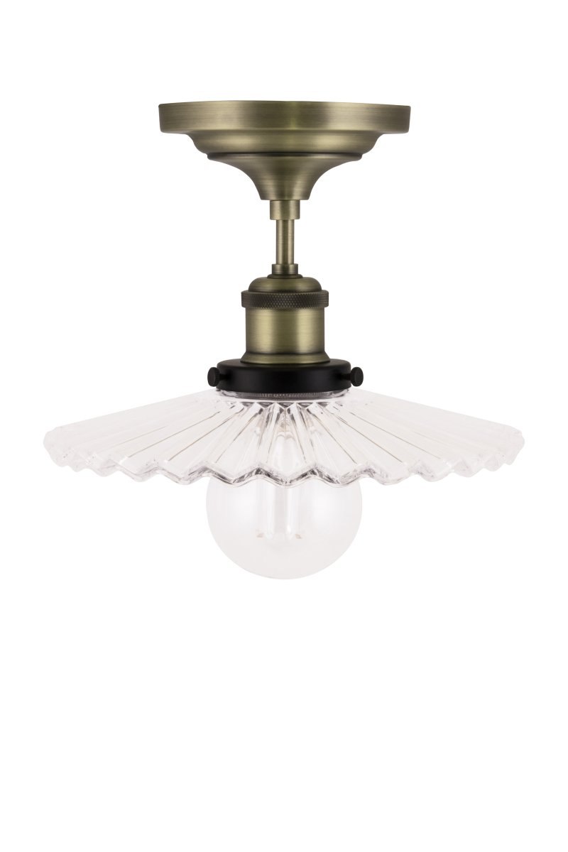 Cobbler Ø25 Transparant plafondlamp Van Globen Lighting - Cobbler is een nieuwe interpretatie van de klassieke schoenmakerlamp die perfect past in diverse interieurs.