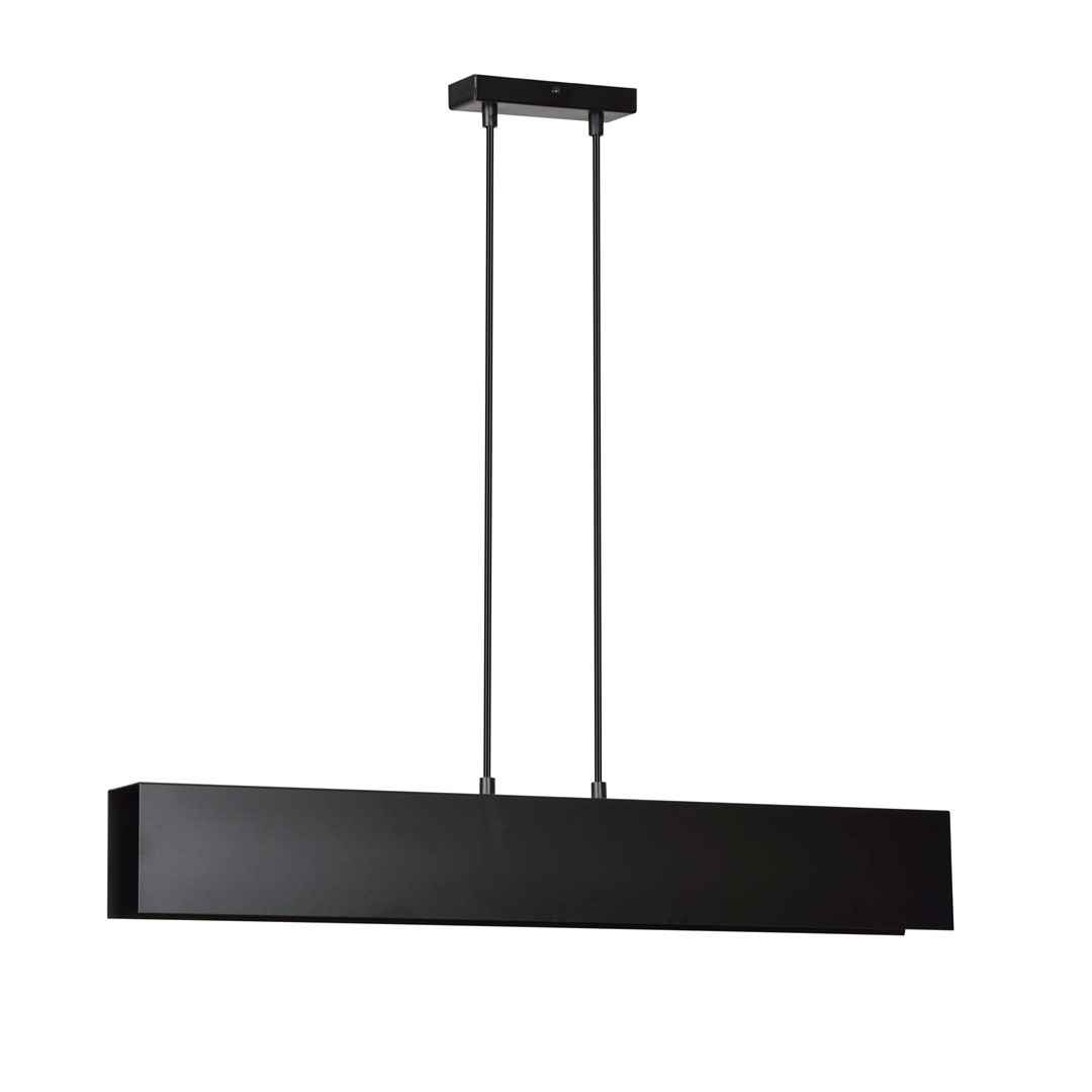 Gentor 72cm Zwart hanglamp Van Emibig Lighting - Gentor is een minimalistische plafondlamp met een zachte, geometrische vorm - Een uitstekende keuze voor diegenen die van een eenvoudig design houden, maar toch een uniek interieur willen cre&euml;ren.