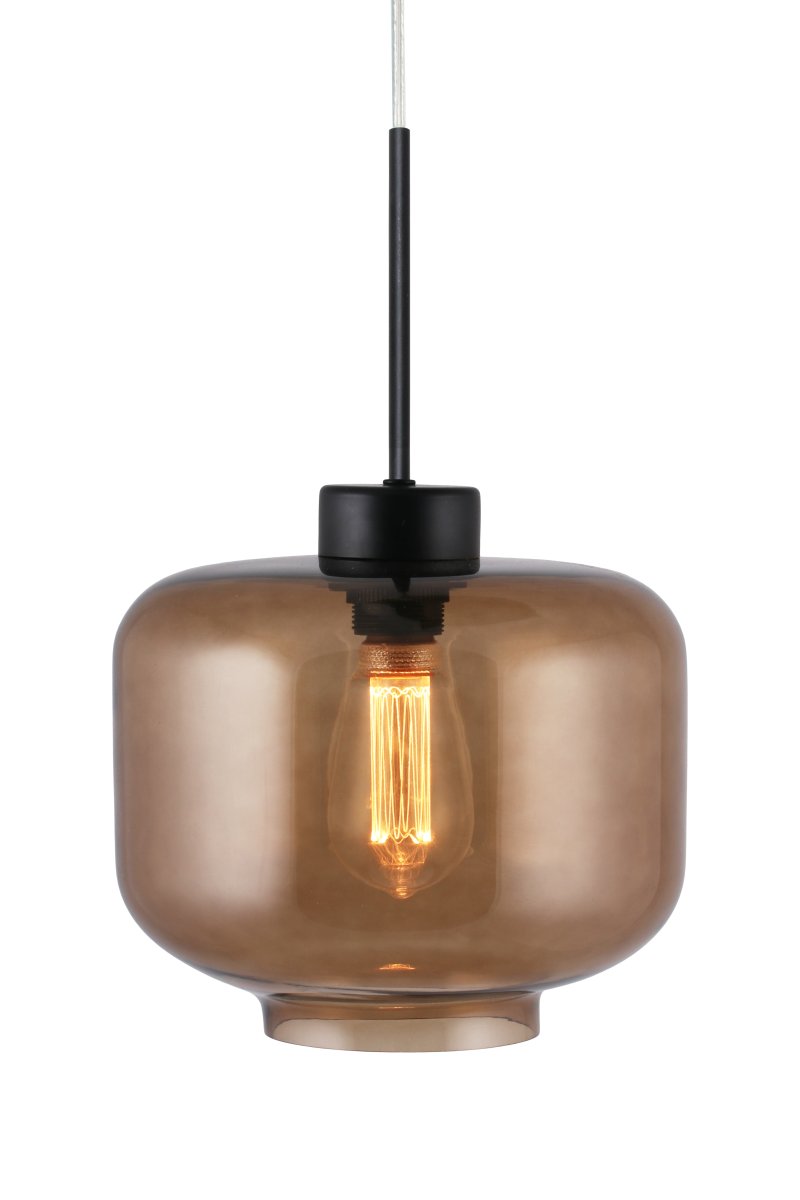 Ritz Ø25 Bruin hanglamp Van Globen Lighting - Ritz is een hanglamp met een klassieke vorm en een klein formaat die zowel solo als in een rij boven een eettafel mooi tot zijn recht komt.