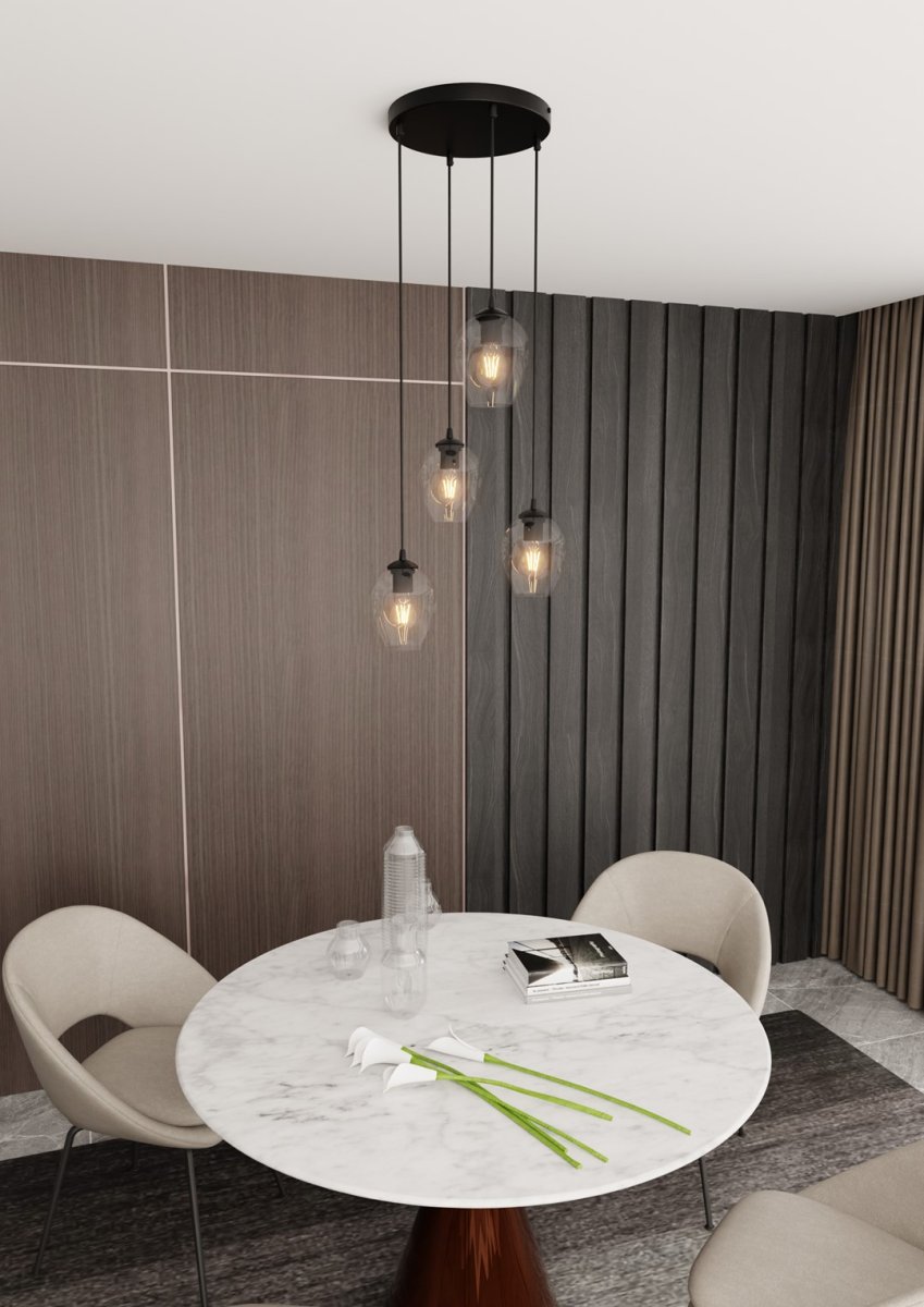 Istar Premium Ø40 Transparant hanglamp Van Emibig Lighting - De minimalistische stijl is in lijn met de laatste trends, maar behoudt toch een tijdloze elegantie.