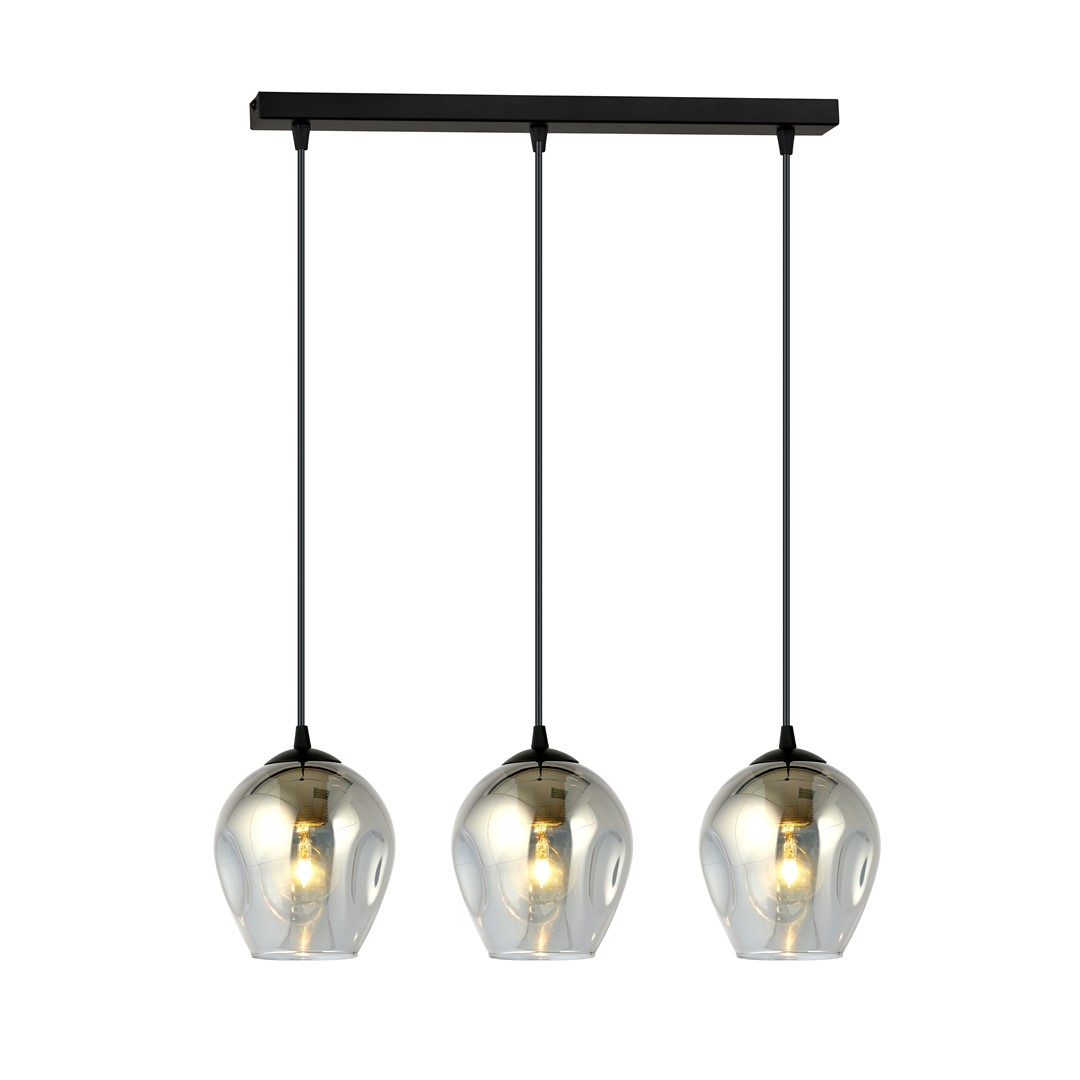 Istar 70cm Rookkleurig hanglamp Van Emibig Lighting - De minimalistische stijl is in lijn met de laatste trends, maar behoudt toch een tijdloze elegantie.