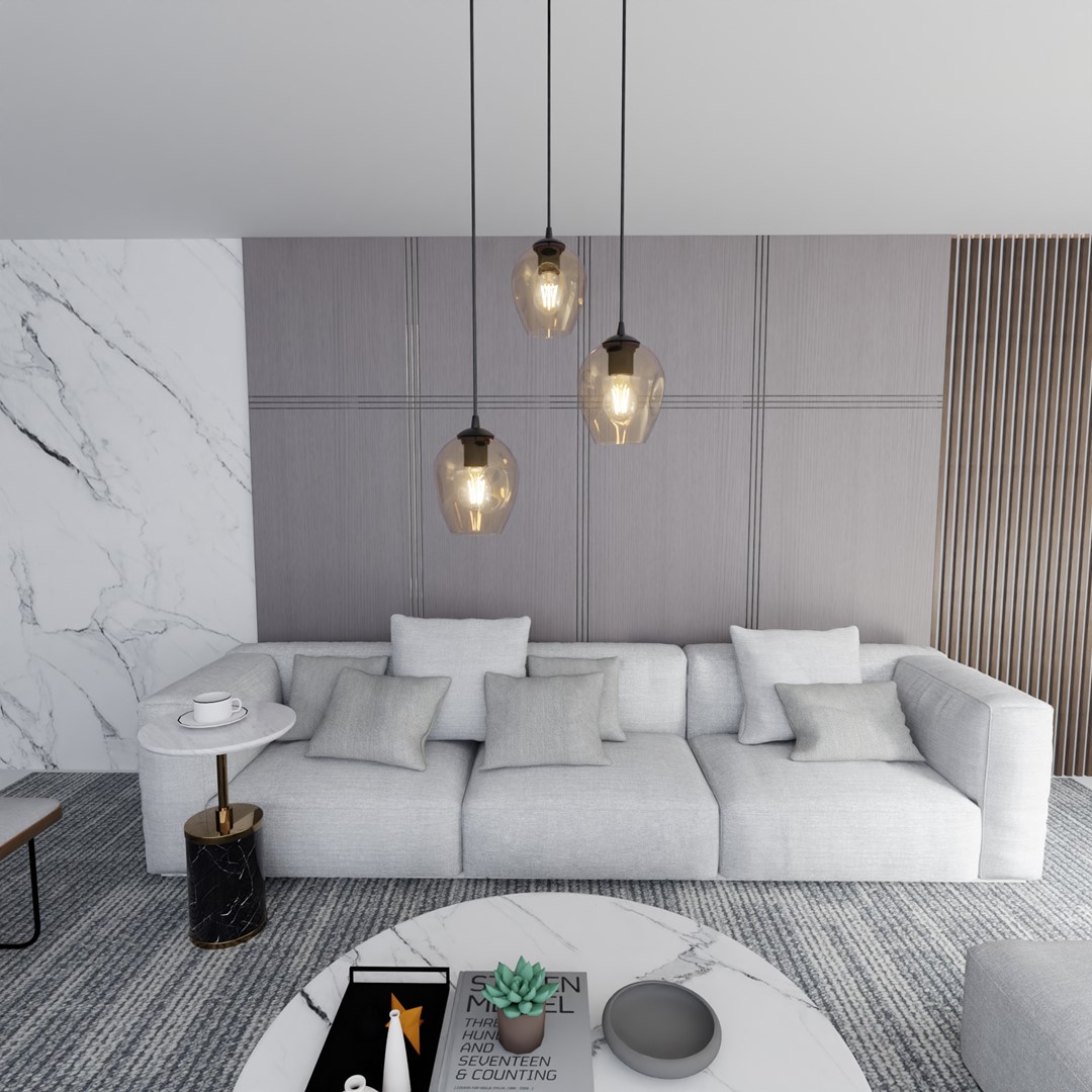 Istar Premium Ø40 Amber hanglamp Van Emibig Lighting - De minimalistische stijl is in lijn met de laatste trends, maar behoudt toch een tijdloze elegantie.