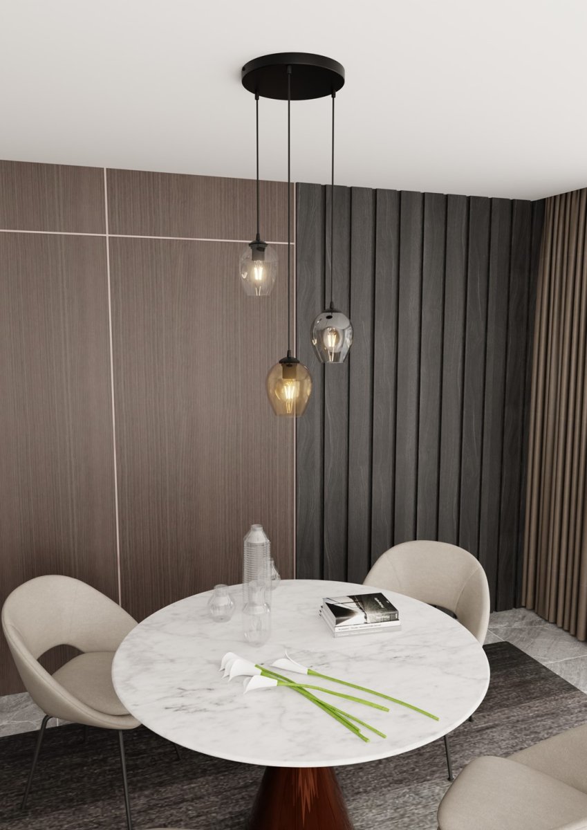 Istar Premium Ø40 Veelkleurig hanglamp Van Emibig Lighting - De minimalistische stijl is in lijn met de laatste trends, maar behoudt toch een tijdloze elegantie.