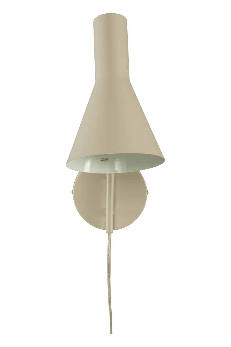 Ceres Beige leeslamp Van Aneta Lighting - De CERES wandlamp heeft een stijlvol en tijdloos design met rechte en strakke vormen die perfect passen in een Scandinavisch interieur.
