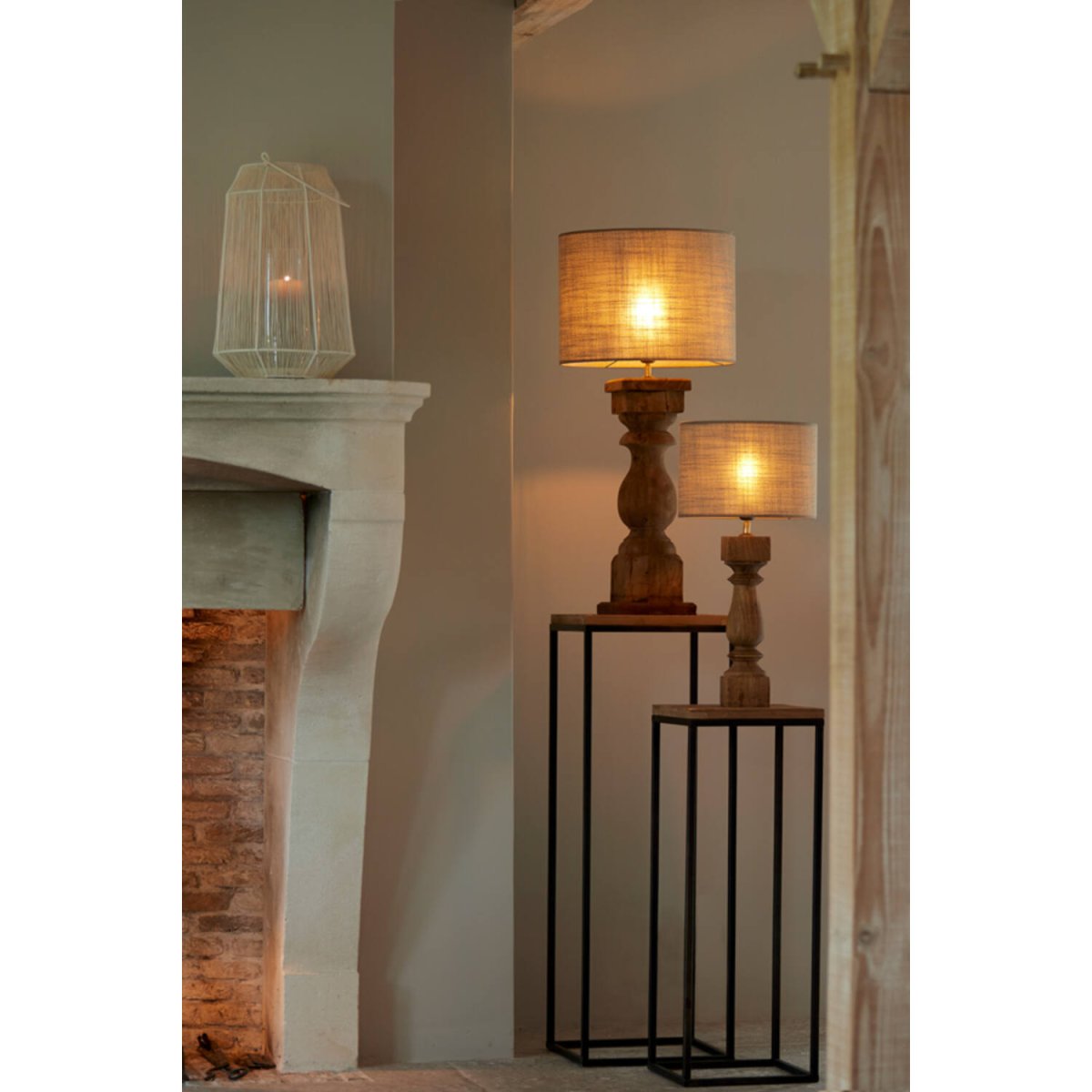 Cadore 64cm Hout lampenvoet Van Light & Living - Gemaakt van massief hout met een prachtige natuurlijke afwerking, geeft deze stijlvolle lampenvoet een warme en uitnodigende uitstraling.