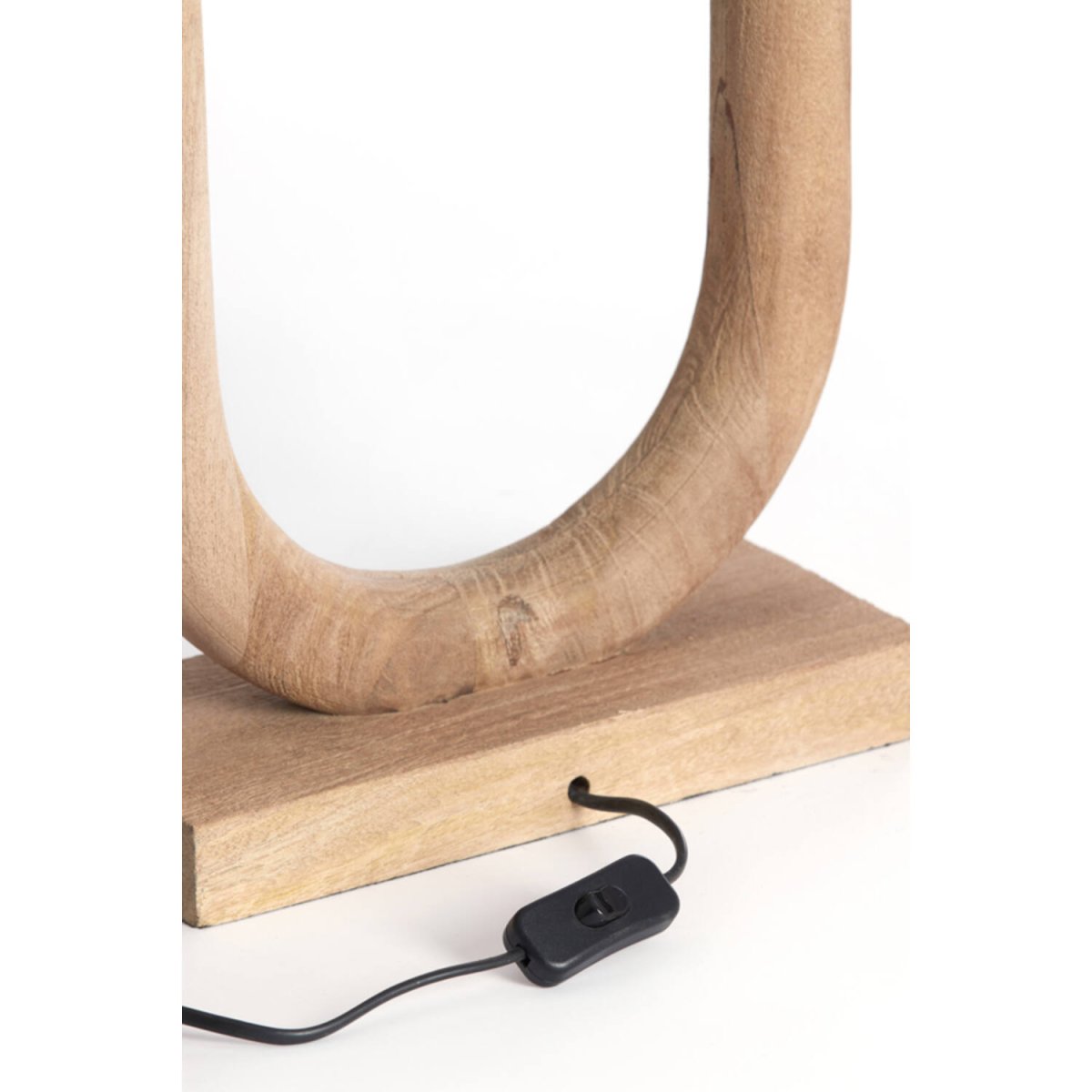 Paceco 44cm Hout lampenvoet Van Light & Living - 
