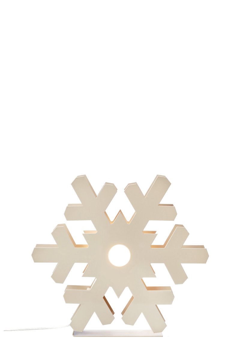 Origo Ø37 Greige Van Markslöjd - De Origo-ster, in de vorm van een sneeuwvlok, heeft een stijlvol en modern ontwerp van metaal in een grijsbruine kleur, wat zorgt voor een gezellige sfeer in huis.