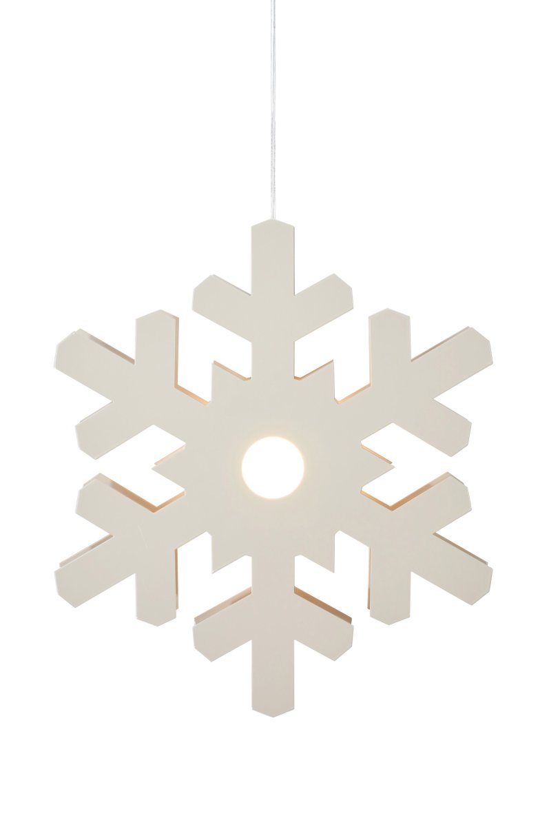 Origo Ø37 Greige Van Markslöjd - De Origo-ster, in de vorm van een sneeuwvlok, heeft een stijlvol en modern ontwerp van metaal in een grijsbruine kleur, wat zorgt voor een gezellige sfeer in huis.