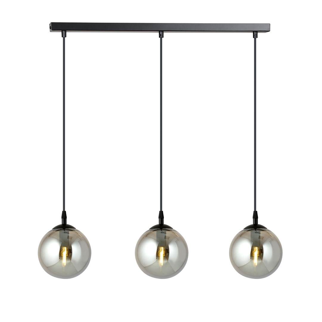 Cosmo 70cm Rookkleurig hanglamp Van Emibig Lighting - De minimalistische stijl past bij de laatste trends, maar behoudt toch een tijdloze elegantie.