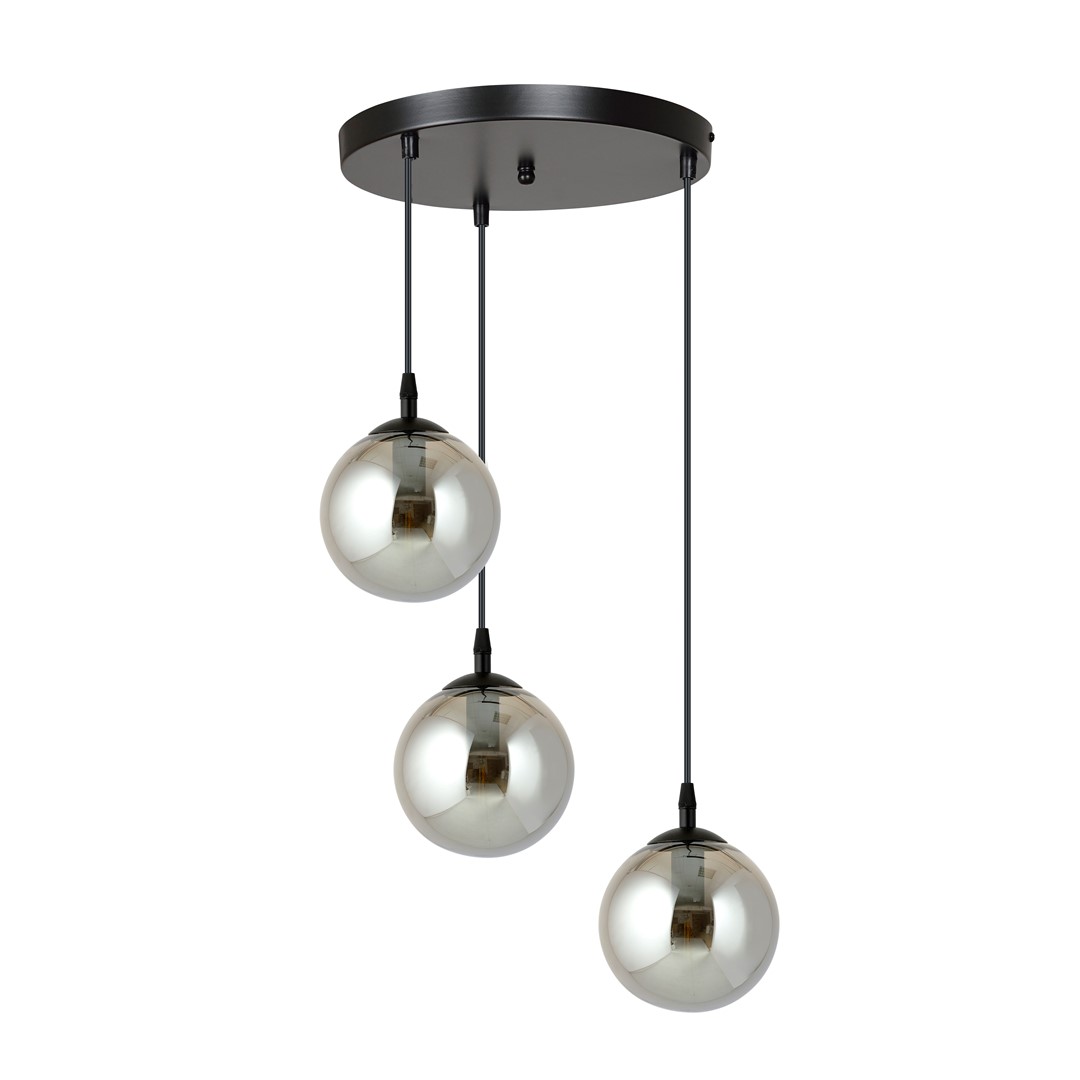 Cosmo Premium Ø40 Rookkleurig hanglamp Van Emibig Lighting - De minimalistische stijl past bij de laatste trends, maar behoudt toch een tijdloze elegantie.