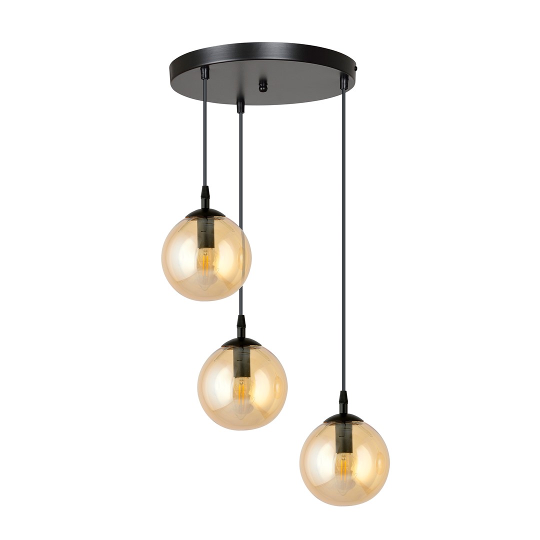 Cosmo Premium Ø40 Amber hanglamp Van Emibig Lighting - De minimalistische stijl past bij de laatste trends, maar behoudt toch een tijdloze elegantie.