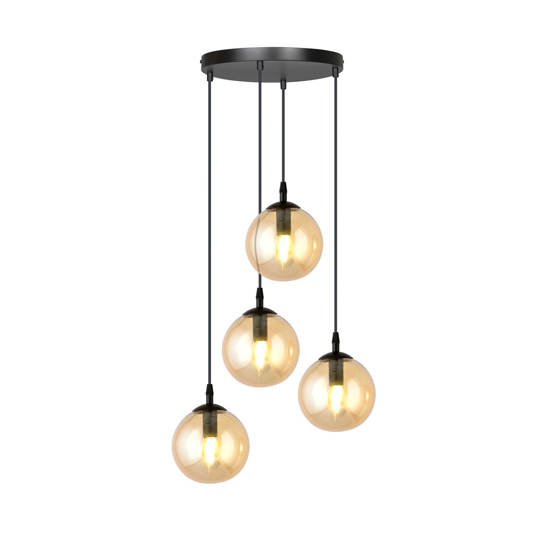 Cosmo Premium Ø40 Amber hanglamp Van Emibig Lighting - De minimalistische stijl past bij de laatste trends, maar behoudt toch een tijdloze elegantie.