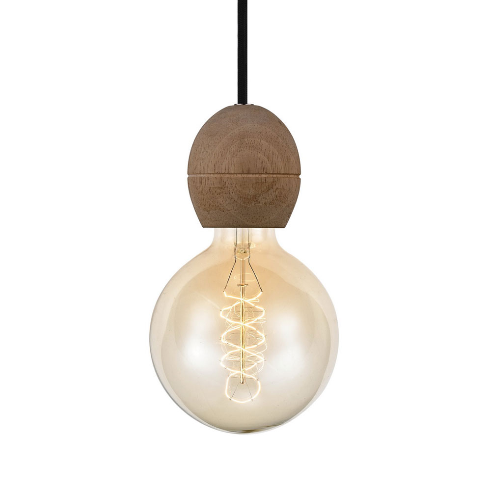 Light Ø8 Mahonie hanglamp Van Halo Design - Hang ze alleen voor een minimalistische look of in een groep voor een dynamischer effect.