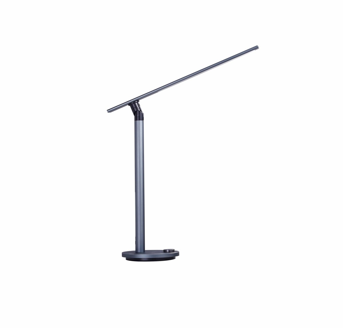Office 46cm Grijs bureaulamp Van Halo Design - Met een instelbare lichttemperatuur van 3100K tot 5100K kunt u de verlichting eenvoudig aanpassen aan uw behoeften &ndash; van warm en ontspannend tot koud en concentratiebevorderend licht.