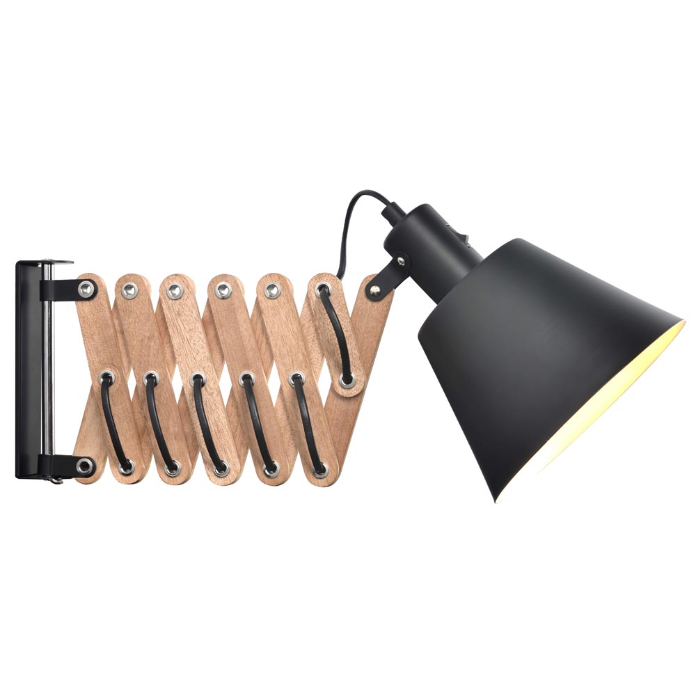 Vintage Ø18 Zwart wandlamp Van Halo Design - Vintage is een statement voor degenen onder u die op zoek zijn naar unieke en tijdloze details voor uw huis - een lamp die zowel in het oog springt als een praktisch doel dient.