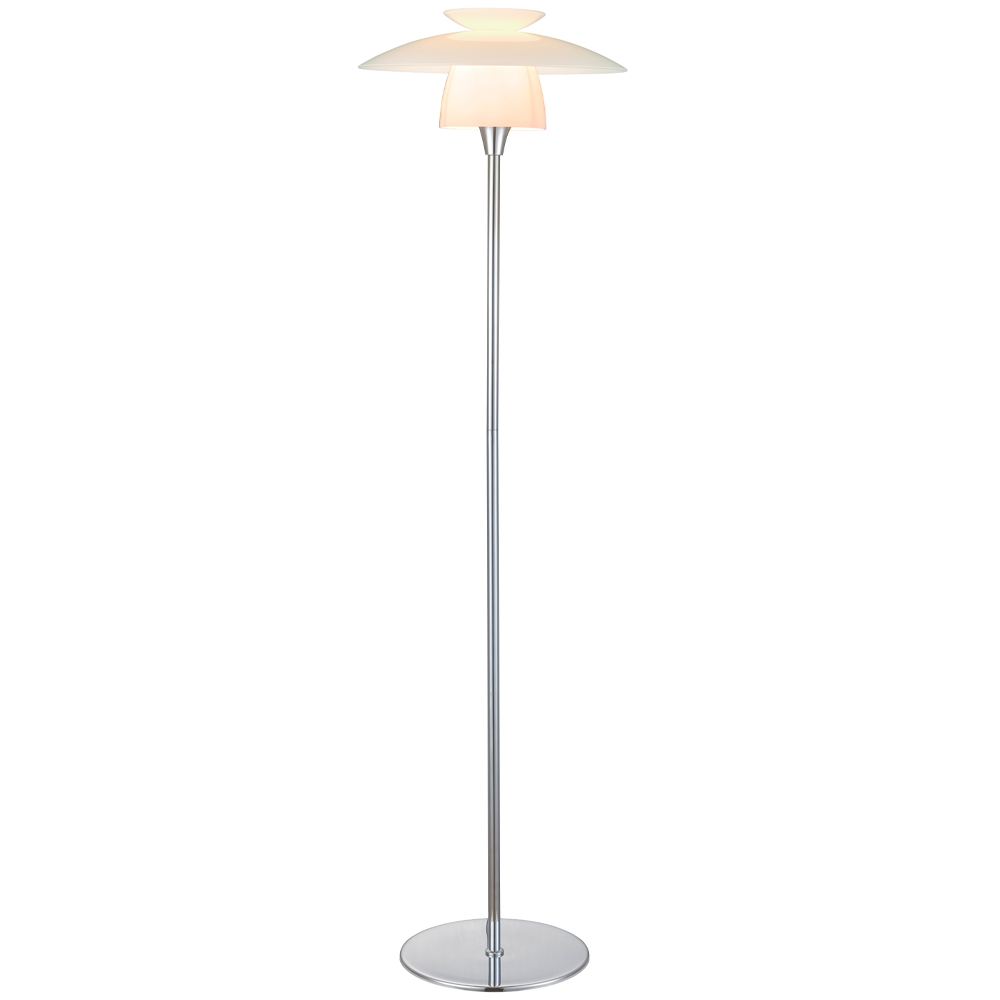 Scandinavia Opaal vloerlamp Van Halo Design - De lamp verspreidt een zacht en aangenaam licht dat een warme en uitnodigende sfeer creëert in de woonkamer, slaapkamer of studeerkamer.