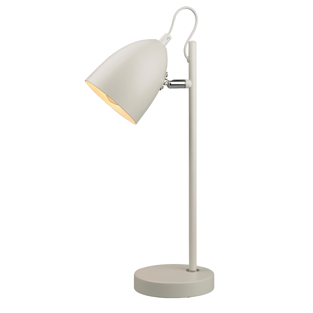 Yep! 37cm Wit bureaulamp Van Halo Design - Het past perfect op uw bureau, nachtkastje of bijzettafeltje en voegt een warme en verfijnde sfeer toe aan uw huis.