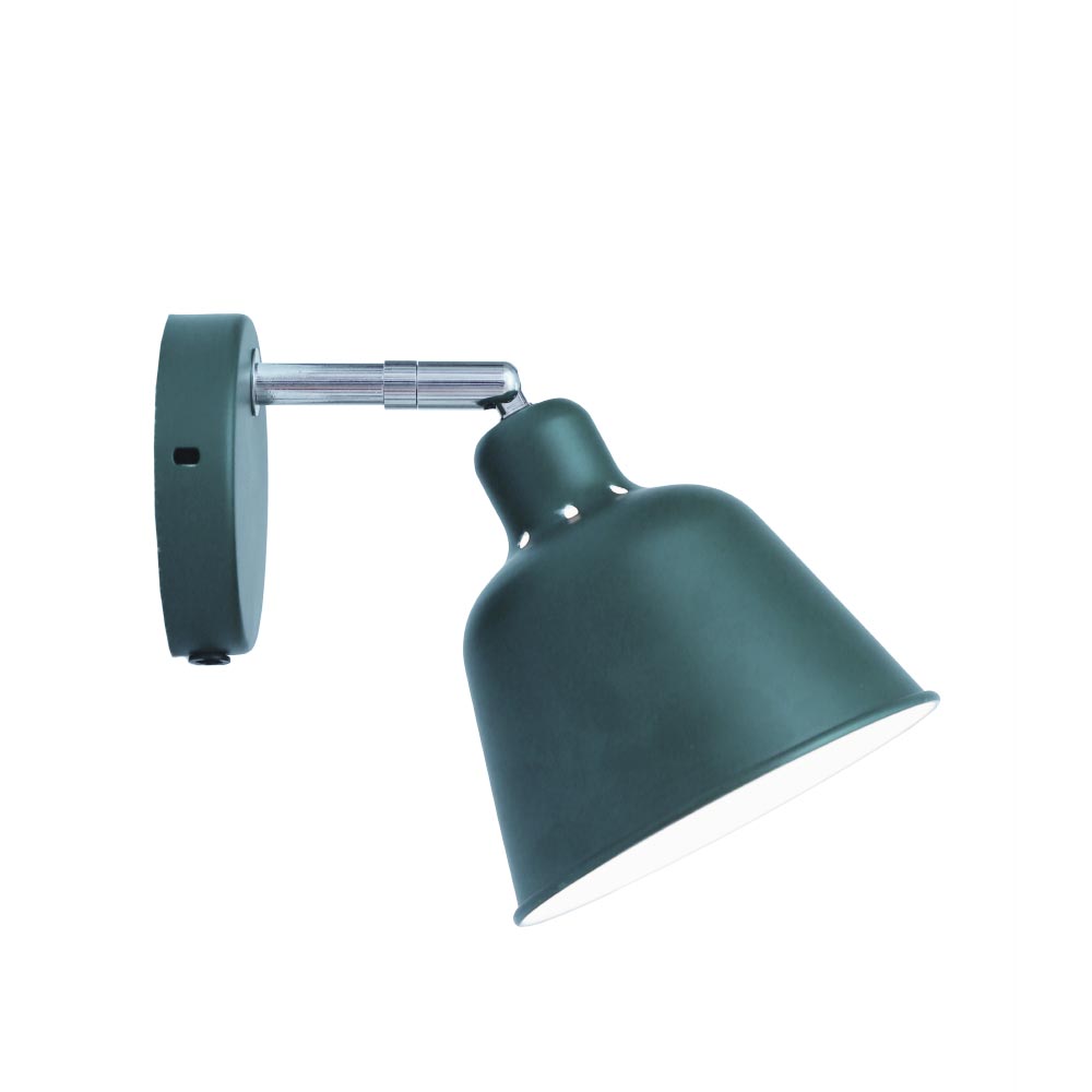 Carpenter Groente leeslamp Van Halo Design - Carpenter is een prachtige wandlamp gemaakt van groen metaal.