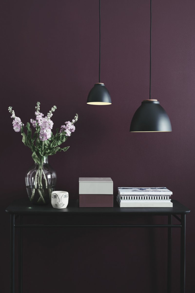 Nivå Ø14 Zwart hanglamp Van Halo Design - Niveau&aring; &auml;is een stijlvolle en minimalistische plafondlamp die uw huis een moderne toets geeft.