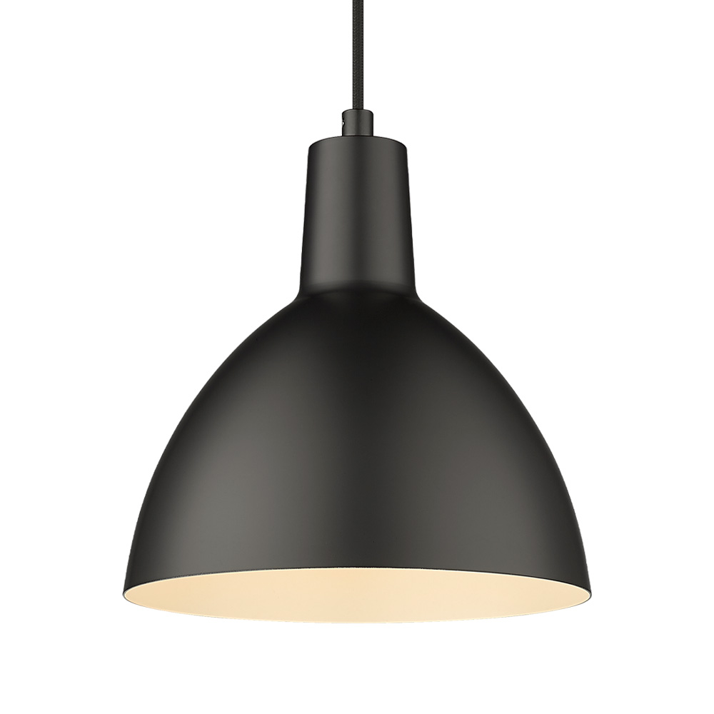  Metropole Ø20 Zwart hanglamp Van Halo Design - De Metropole-serie is een complete en functionele lampenfamilie met een kenmerkende, industri&euml;le stijl.