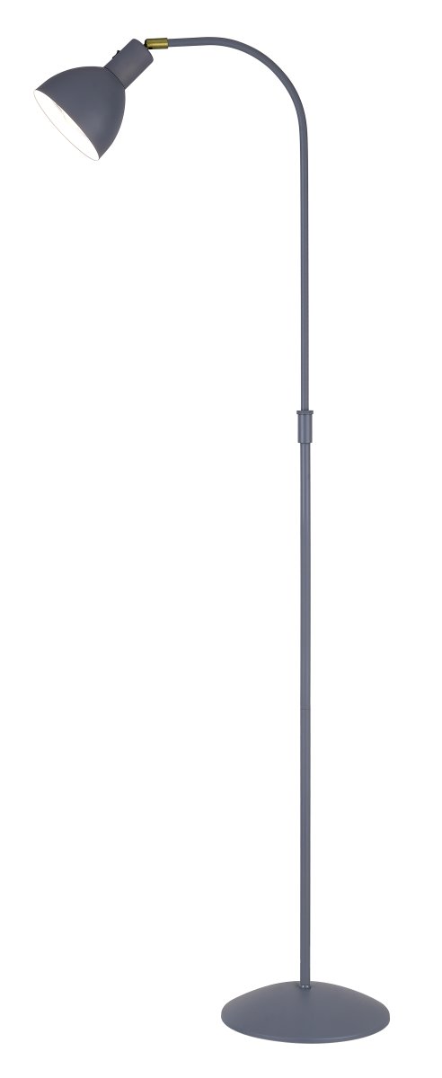  Angora Grijs vloerlamp Van Halo Design - Dankzij de beweegbare kap is deze lamp ideaal als leeslamp naast de bank of in de leeshoek.
