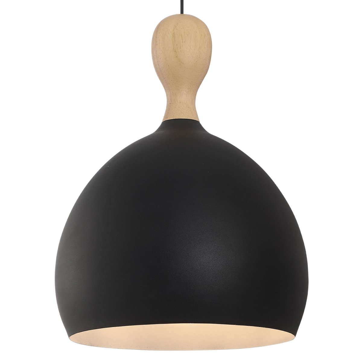  Dueodde Ø40 Zwart hanglamp Van Halo Design - Dueodde is een serie lampen met gebogen vormen.