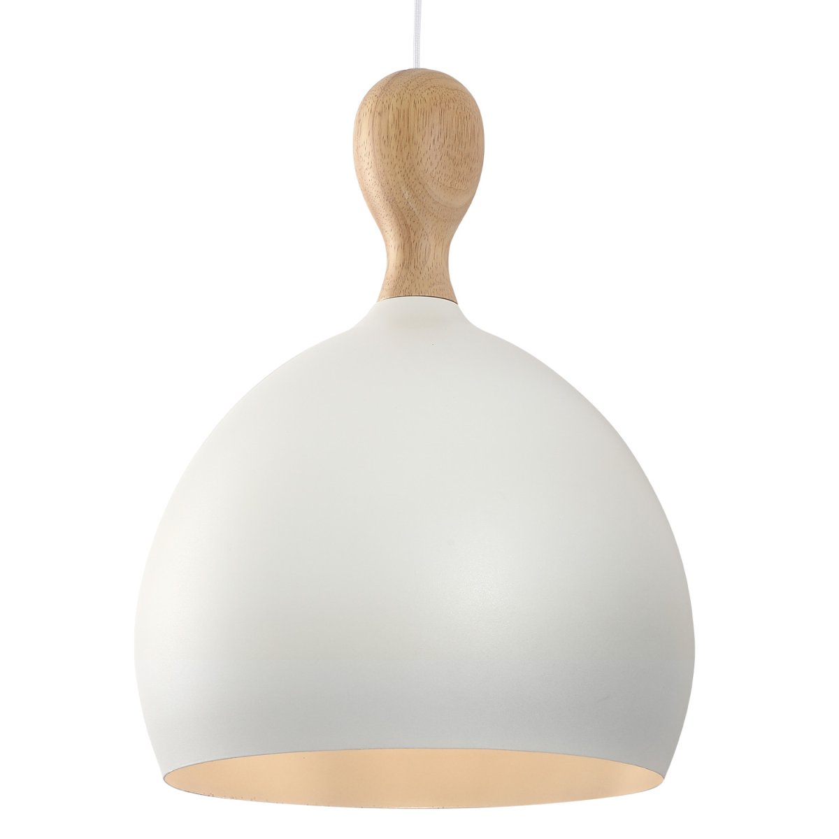 Dueodde Ø40 Wit hanglamp Van Halo Design - Dueodde is een serie lampen met gebogen vormen.