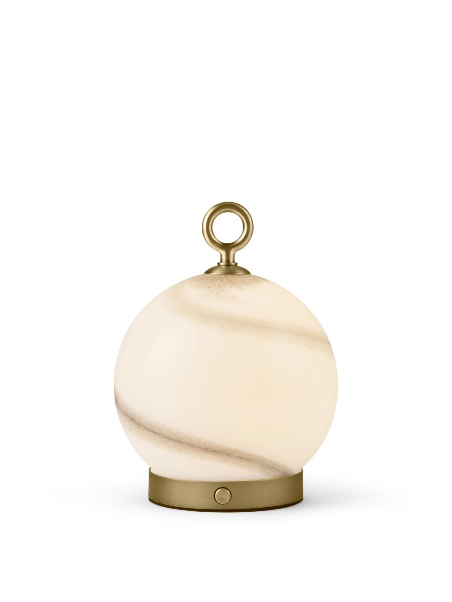 Stockholm 20cm Grijs Draagbare Van Halo Design - Het apparaat heeft een IP44-classificatie en kan zowel binnen als buiten worden gebruikt (maar moet wel binnen worden opgeborgen en opgeladen).