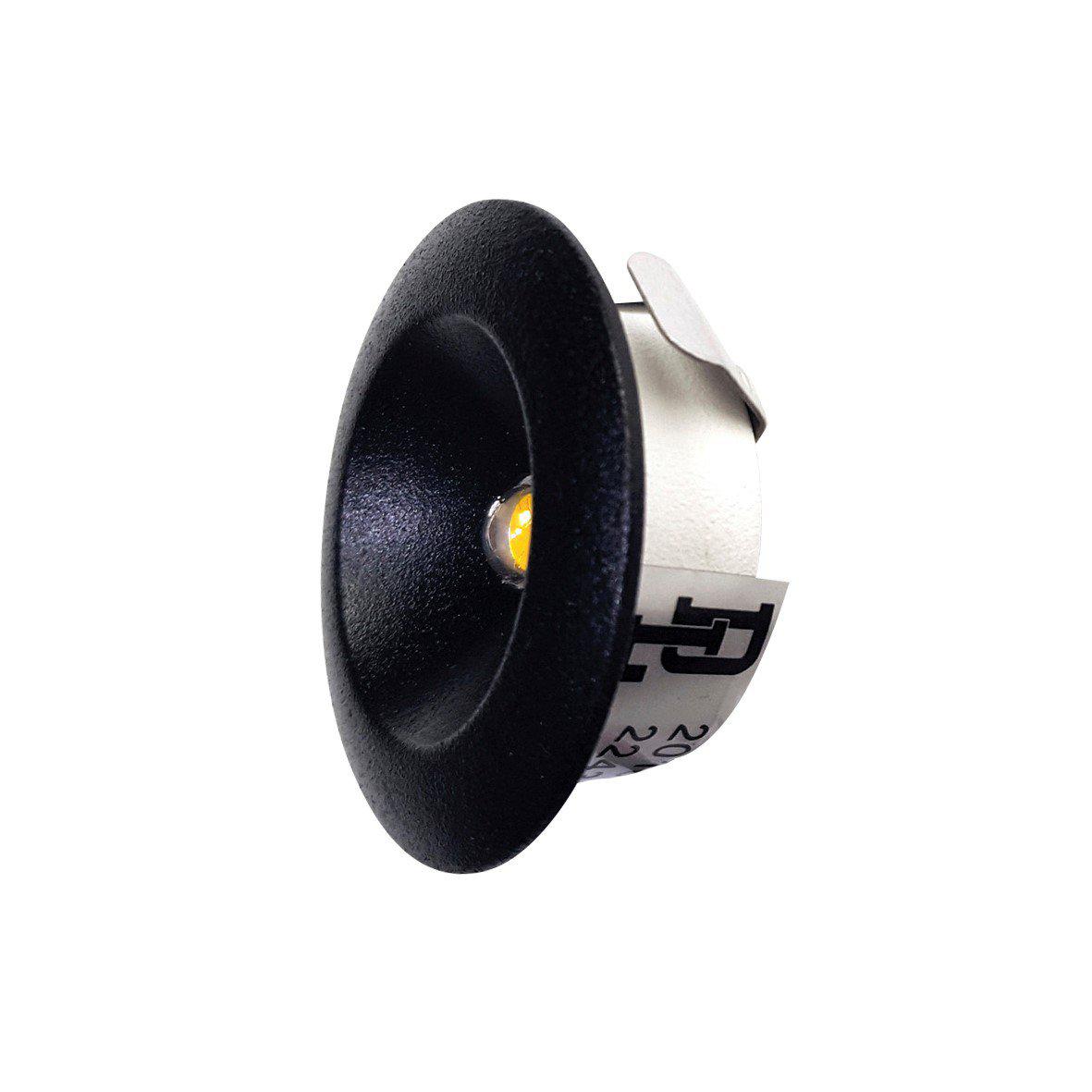 Q-32 Mini Downlight 3000K Zwart Van Designlight - Deze downlight zorgt voor een stijlvolle accentverlichting met een spreiding van 105 graden en een lichtopbrengst van 115 lumen.