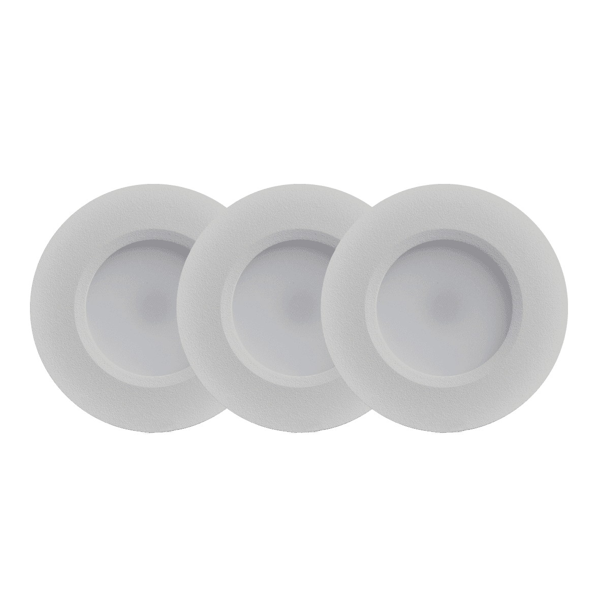 QB-308 Downlight 3000K 3 Stuks Wit Van Designlight - QB-307MW is een complete set van 3 downlights voor het verlichten van werkbanken, kasten en schappen.