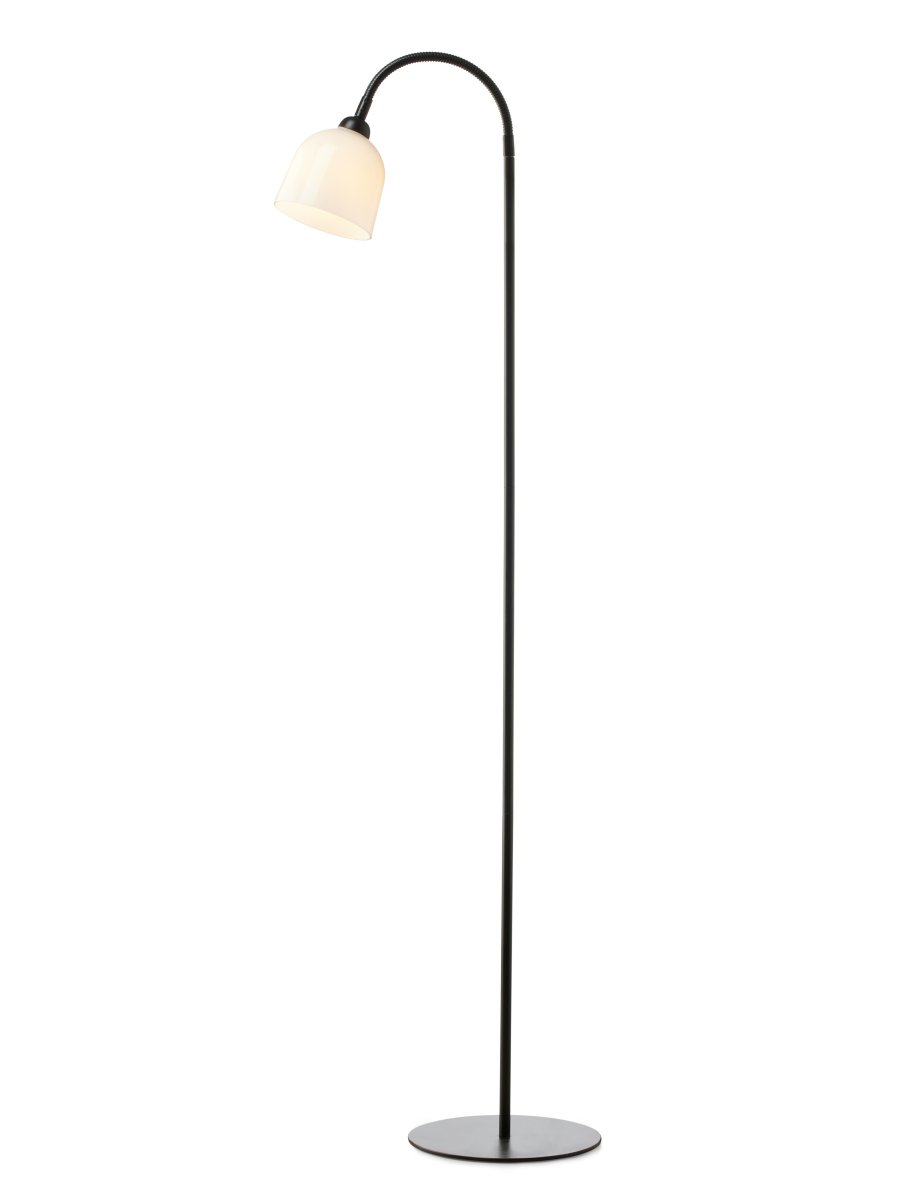 Glow 1 Zwart vloerlamp Van Halo Design - Glow is een stijlvolle vloerlamp met Scandinavisch design.