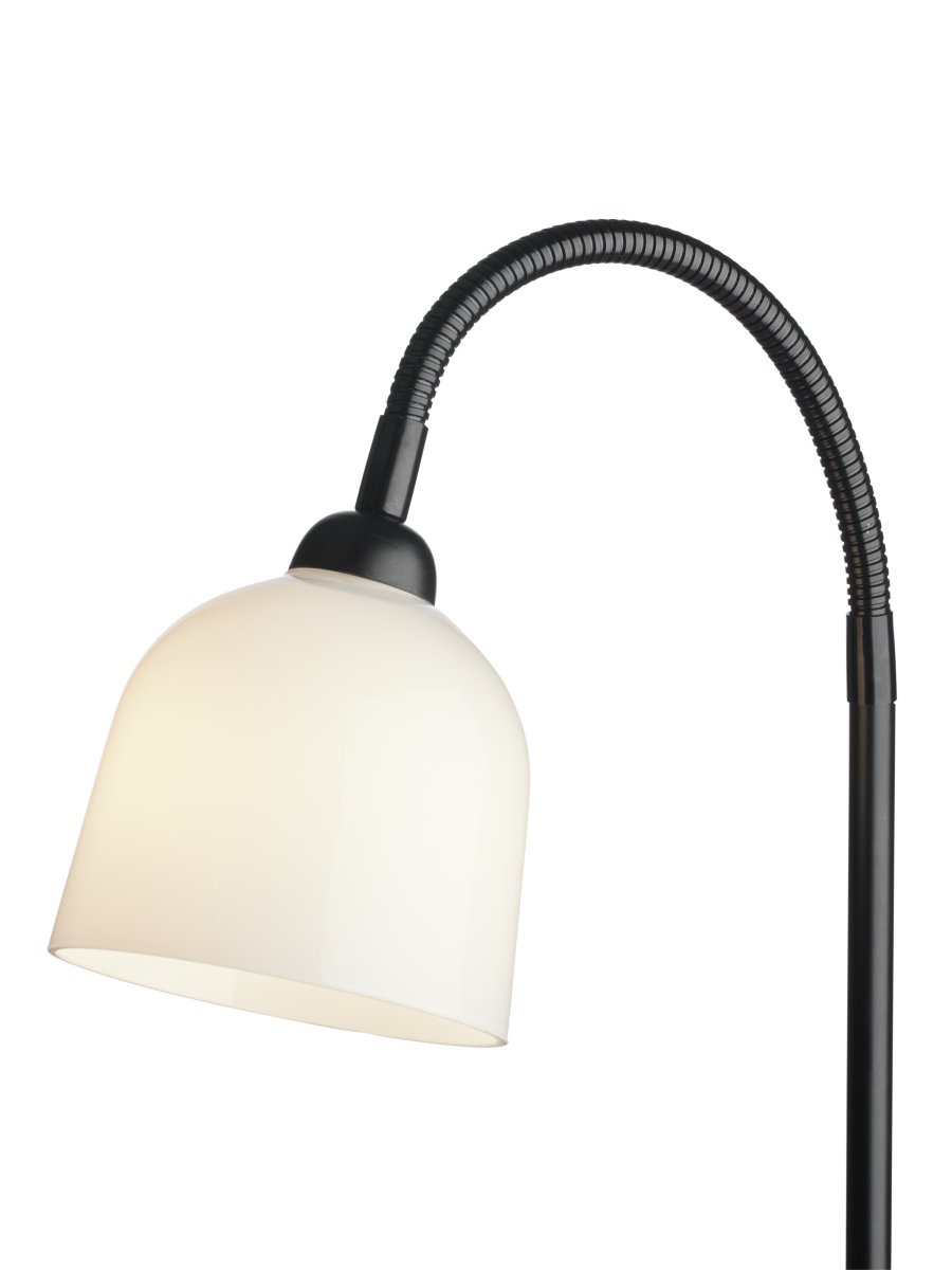 Glow 1 Zwart vloerlamp Van Halo Design - Glow is een stijlvolle vloerlamp met Scandinavisch design.