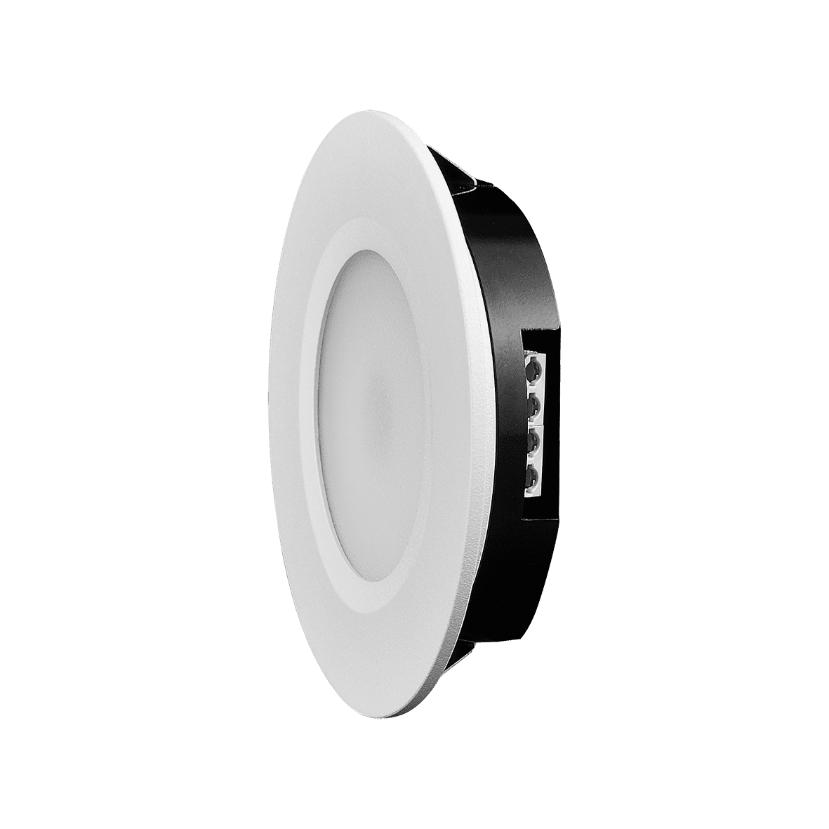 Q-36 Downlight 3000K Wit Van Designlight - Met een gatdiameter van 55 mm, een inbouwdiepte van 13 mm en een diameter van 70 mm is deze geschikt voor de vervanging van de meeste vergelijkbare armaturen.