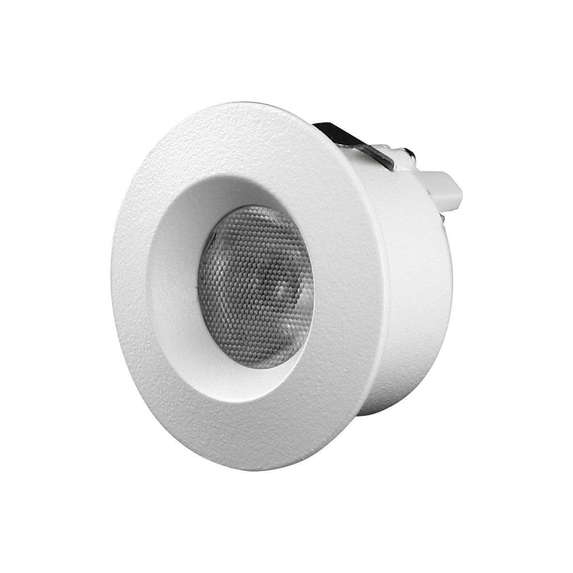 Q-20 Mini Downlight 3000K 10 Stuks Wit Van Designlight - Aan de achterzijde van de armatuur bevindt zich een snelkoppeling voor 0,75-1,5 mm kabel.