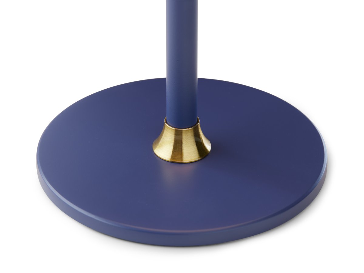 Moon Light 27cm Blauw Draagbare Van Halo Design - Dankzij het ge&iuml;ntegreerde touchpaneel aan de bovenkant kun je hem eenvoudig in- en uitschakelen en de helderheid in drie stappen aanpassen.