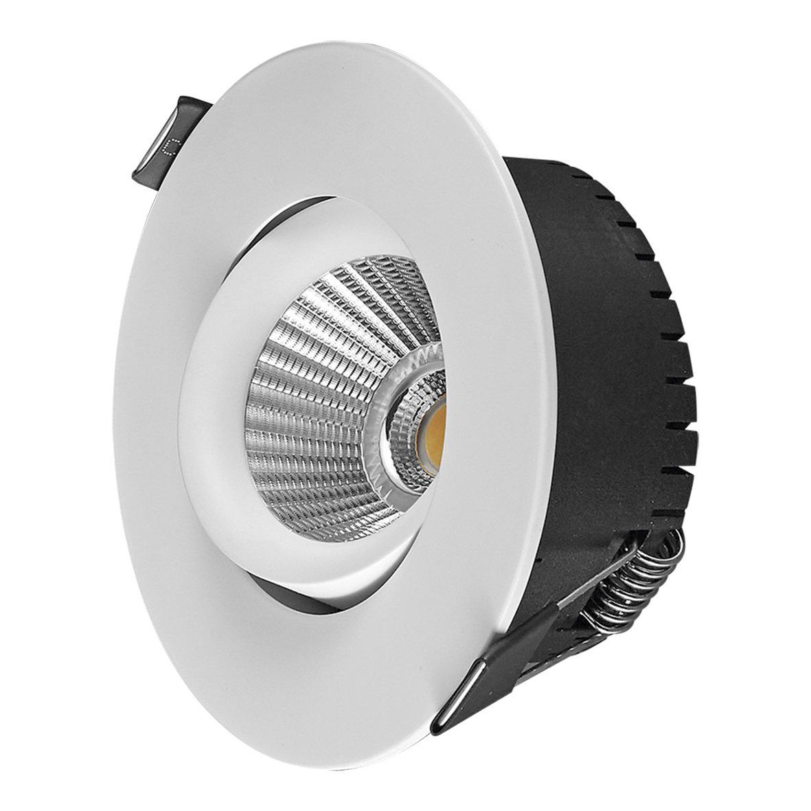 Bondy Downlight 6 Stuks Wit Van Designlight - Met een diameter van 85 mm kan de armatuur in een gat van 60-70 mm worden gemonteerd.
