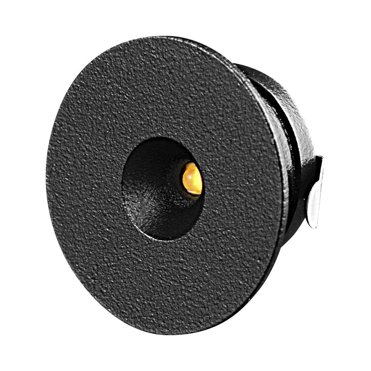 P-132 Mini Downlight 3000K Zwart Van Designlight - De diode is iets in de armatuur geplaatst om verblinding te minimaliseren.