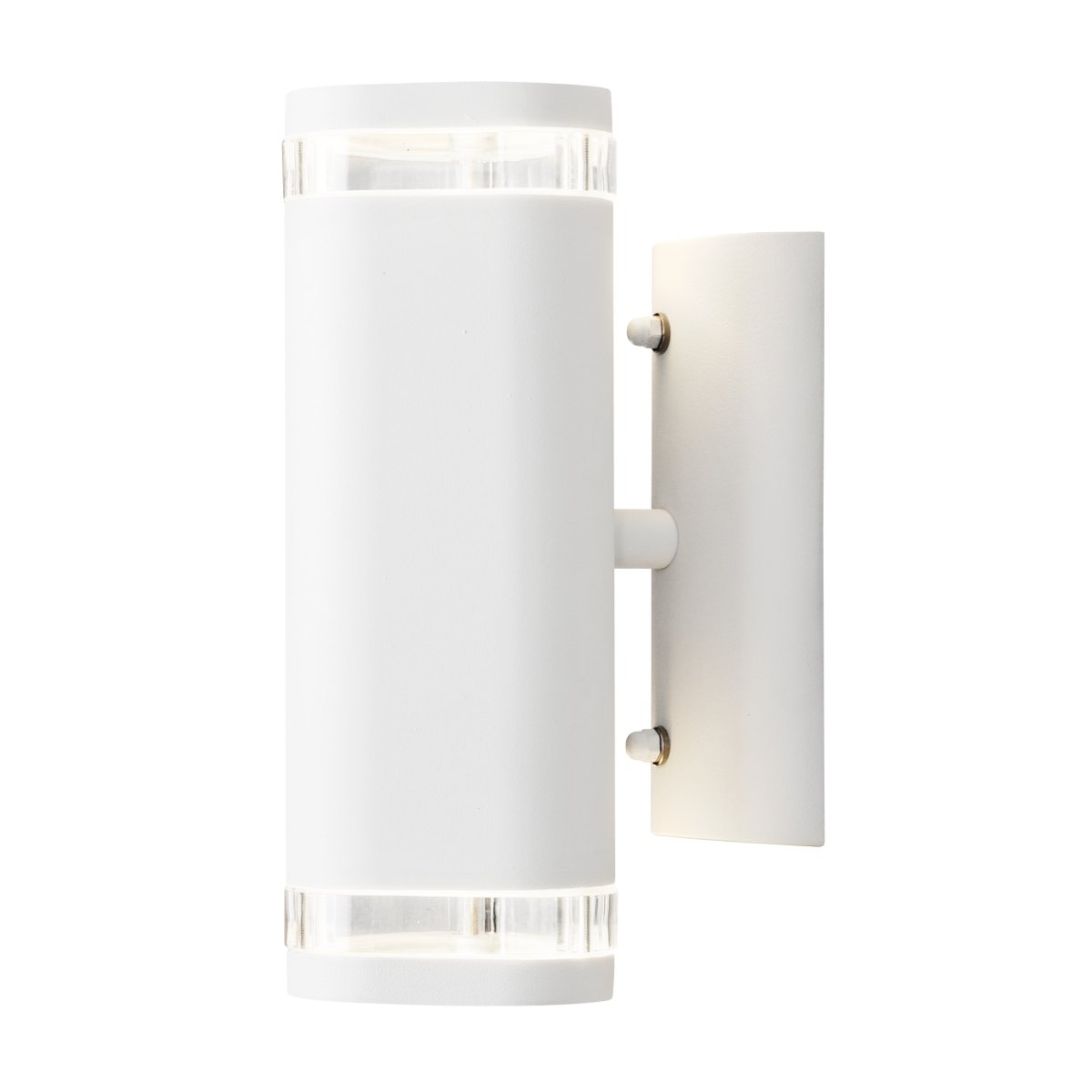 Modena II Wit buitenlamp Van Konstsmide - Het licht is zowel naar boven als naar beneden gericht en cre&euml;ert een decoratief en effectief lichtbeeld dat de gevel verfraait en de tuin een uitnodigende sfeer geeft.