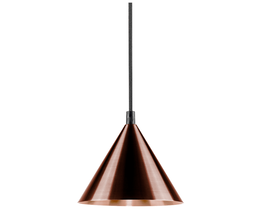 Tratt Micro Ø17 Donker geoxideerd koper hanglamp Van Westal - Gemaakt van koper met een donkere, geoxideerde afwerking.