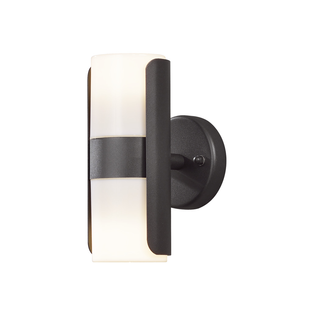 Modena Zwart buitenlamp Van Konstsmide - Dankzij de robuuste constructie en het tijdloze design is het perfect voor zowel moderne als klassieke gevels.