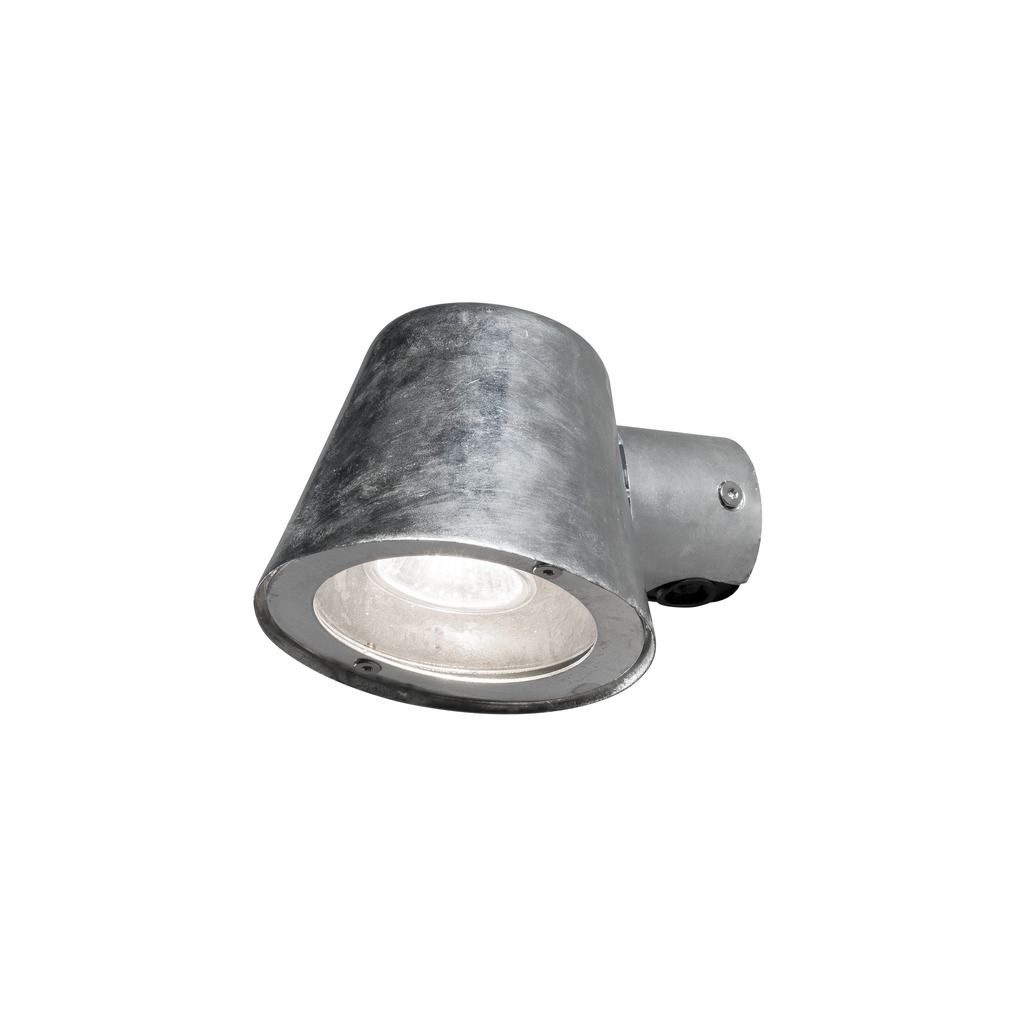 Trieste Gegalvaniseerd staal buitenlamp Van Konstsmide - Dankzij het ronde design en het directe licht is het ideaal voor het cre&euml;ren van een verfijnde sfeer bij entrees en looppaden.