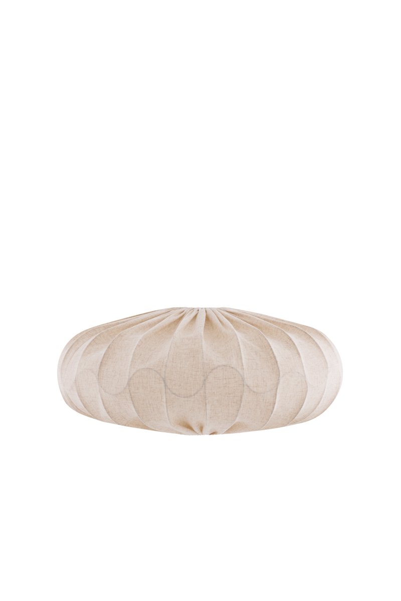 Bladverk Lampenkap Excl. Ophanging Ø50 Beige hanglamp Van Globen Lighting - Het metalen frame heeft de vorm van overlappende bladeren, wat een mooie structuur creëert en de kap zijn karakteristieke uitstraling geeft.