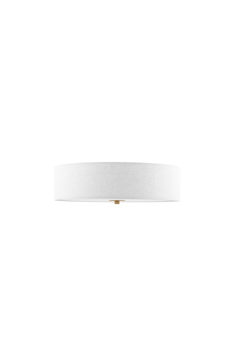 Noah Ø35 Wit plafondlamp Van Globen Lighting - Noah is een stijlvolle en decoratieve plafondlamp, handgemaakt van wit linnen met een prachtige, levendige structuur.