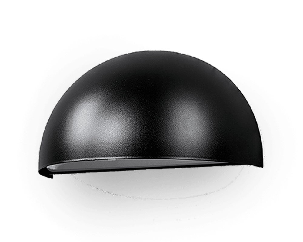 Uni Zwart buitenlamp Van Westal - Het armatuur wordt geleverd met een vaste LED-unit, dimbaar met een faseaansnijdingsdimmer.