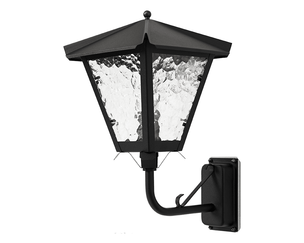 Gustav upp Zwart buitenlamp Van Westal - U kunt kiezen uit een naar boven of naar beneden gerichte lantaarn met een gelakte en roestbestendige afwerking of in prachtig geoxideerd koper.