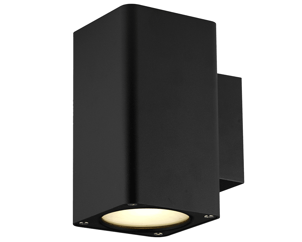 Lot Reko II Zwart buitenlamp Van Westal - Lot Reko II is een serie armaturen in spuitgietaluminium met een anti-corrosie behandeld poedercoating oppervlak.