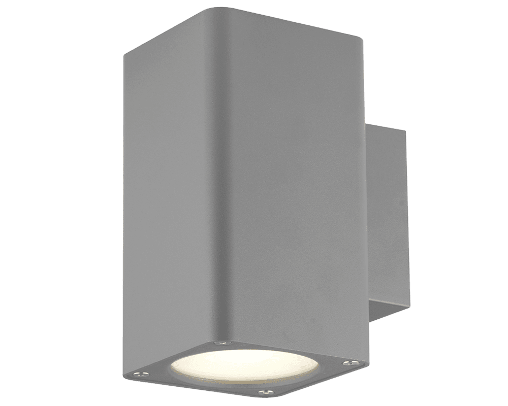  Lot Reko II Grijs buitenlamp Van Westal - Lot Reko II is een serie armaturen in spuitgietaluminium met een anti-corrosie behandeld poedercoating oppervlak.